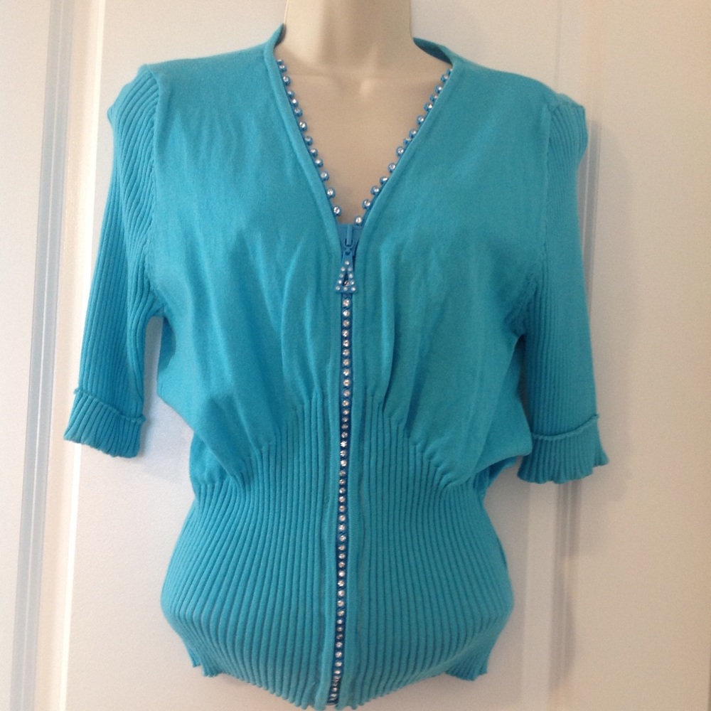Mid sleeve sweater shirt